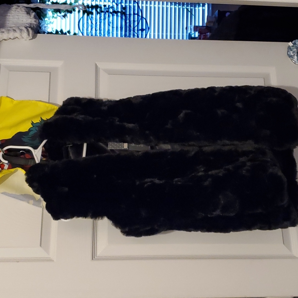 RACHEL ZOE-Fur vest